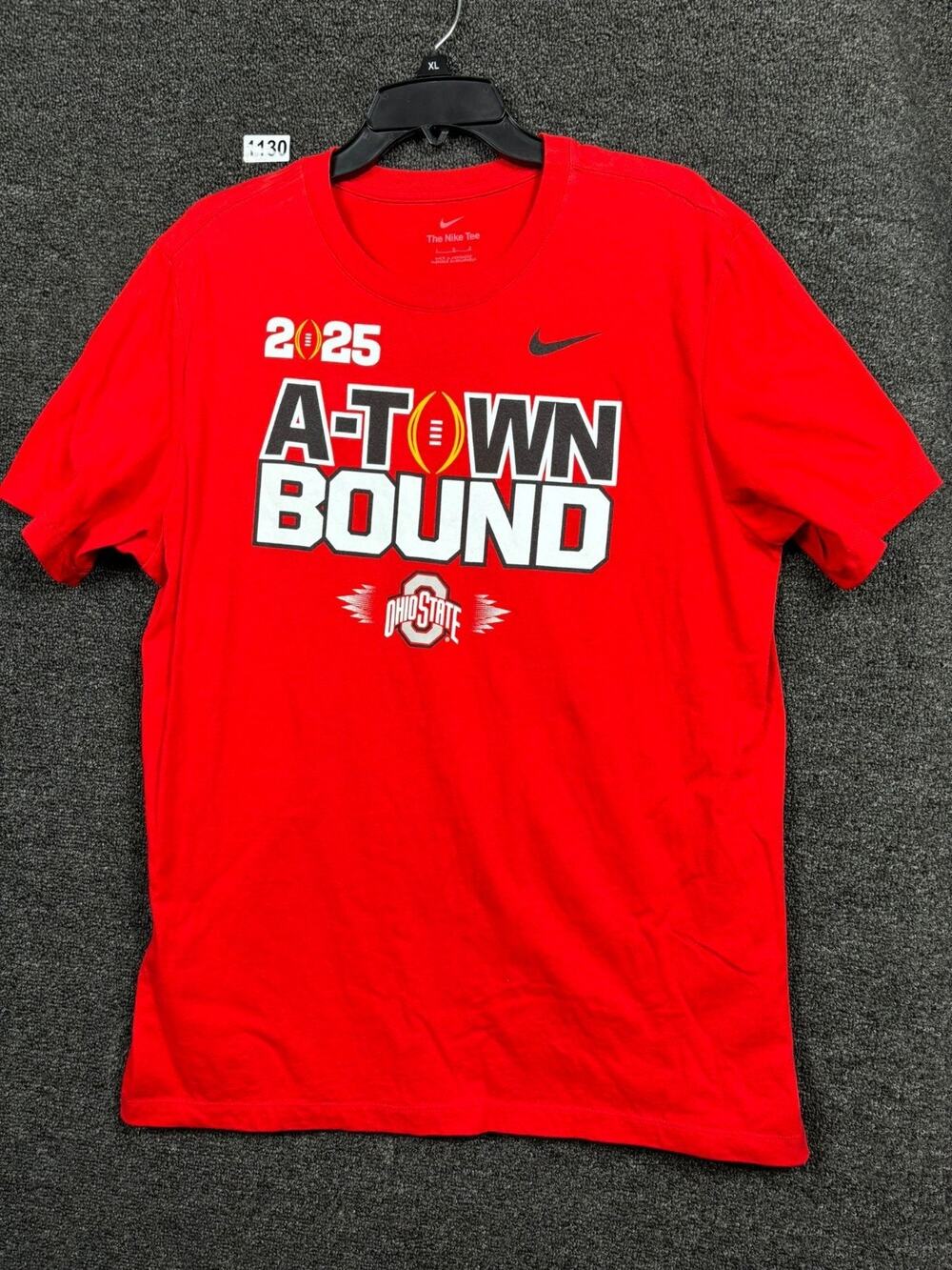 The Nike Tee Ohio State Buckeyes College Football Playoff 2025 Shirt Mens L Red